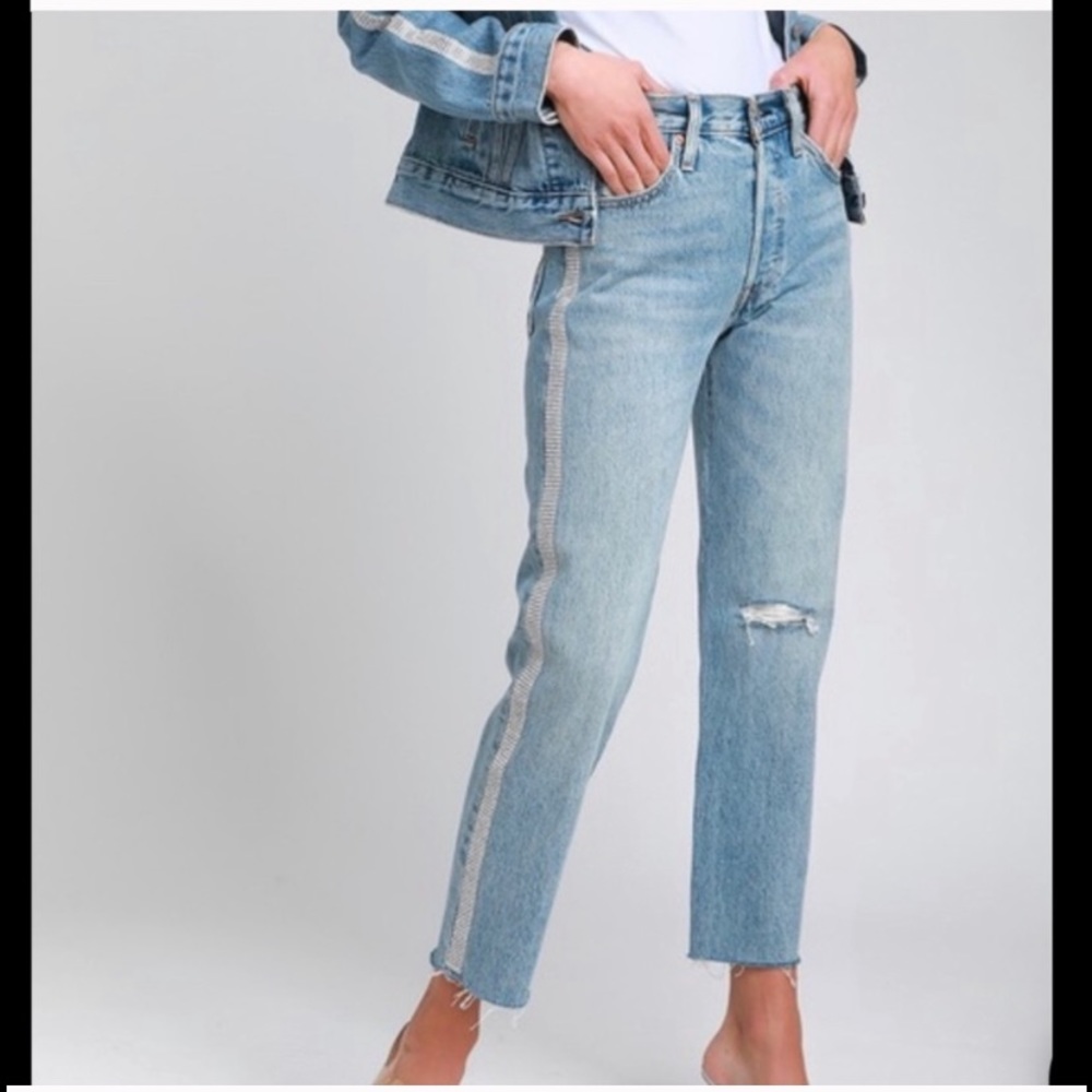 Levi’s Premium Original Cropped 501 NWT $128 - Picture 5 of 8